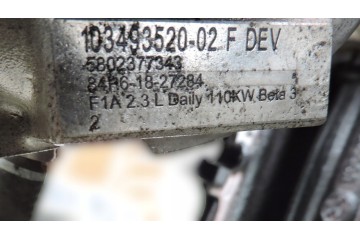 Engine Iveco Daily 2 3 160HP EURO6 F1AGL411W Catalog number of the original F1AGL411W E007