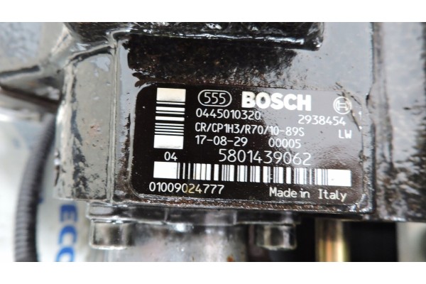 Engine Iveco Daily 2 3 160HP EURO6 F1AGL411S Catalog number of the original F1AGL411S D002