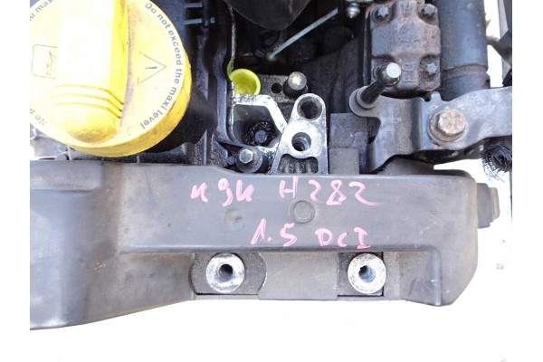 Engine Nissan Qashqai J10 1 5 DCI K9KH282 Catalog number of the part K9KH282