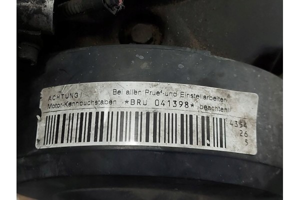 Motor 1.9 TDi BRU 90 HP / 66 kW para VW Golf V Mk5 (1K1) y Touran I (1