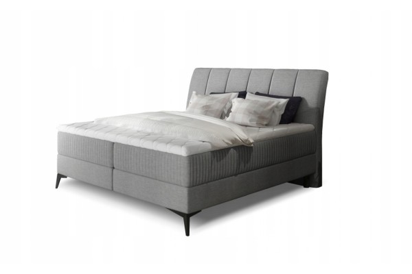 Continental Double Bed 180 CM For Bedroom Aderito Grey