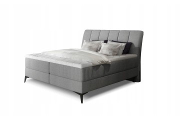 Continental Double Bed 180 CM For Bedroom Aderito Grey