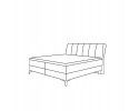 Continental Double Bed 180 CM For Bedroom Aderito Grey Part manufacturer Volkswagen OE