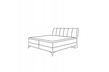 Continental Double Bed 180 CM For Bedroom Aderito Grey Part manufacturer Volkswagen OE