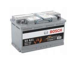 BATTERY BOSCH S5 AGM 80AH 800A S5A11 START STOP WITHOUT PASSING THE OLD