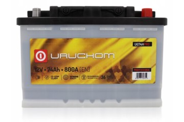 Battery Uruchom PROFESSIONAL 74Ah 800A UG74HPRO Part manufacturer Uruchom