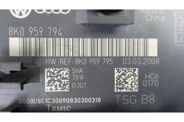 8K0959794 MODULO CONFORT AUDI A4 BERLINA (8K2) Básico 2007 8K0959794 171288 AUDI - 1