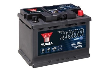 Yuasa YBX 9027 AGM battery 12V 60Ah 640A P