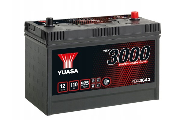 CAR BATTERY YUASA 110AH 925A YBX3642