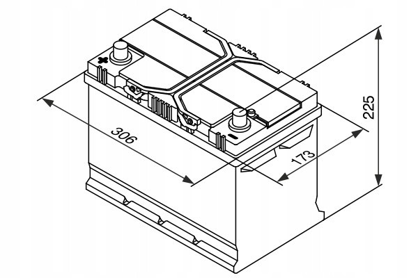 Battery 12V 95Ah 830A L ENRG NEW MODEL FRESH PRODUCTION Part manufacturer no brand