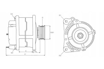 NEW RENAULT PREMIUM MIDLUM MIDLINER ALTERNATOR Quality of parts according to GVO Q original with factory logo OEM OES