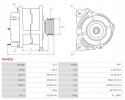 New Alternator LEXUS RX 350 3 5 V6 LEXUS ES 350 3 5 V6 TOYOTA Venza 3 5 V6 Catalog number of the original TOYOTA 27060 0P150