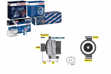 0 986 047 910 ALTERNATOR 0 986 047 910 BOSCH Quality of parts according to GVO Q original with factory logo OEM OES