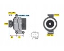 0 986 047 910 ALTERNATOR 0 986 047 910 BOSCH Catalog number of substitutes DT Spare Parts 12 72005 FISPA 455142 FISPA A12BH0077 