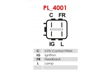 ALTERNATOR 105A A6079PR AS PL HONDA CIVIC CR V Alternator charging current 105 A