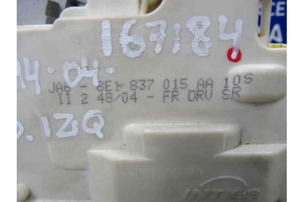 8E1837015AA CERRADURA PUERTA DELANTERA IZQUIERDA AUDI A4 AVANT (8E) 2.0 TDI 2005 8E1837015AA 167184 AUDI - 5
