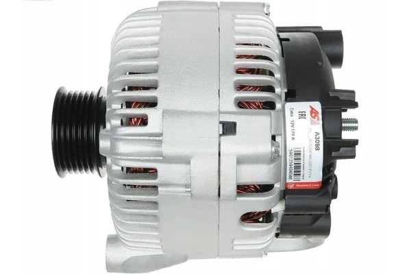 AS PL A3098 ALTERNATOR Product weight with unit packaging 7 kg