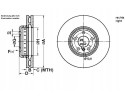 ATE 24 0136 0114 2 Brake disc Disc type ventilated