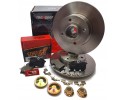 DISCS BEARING PADS REAR PEUGEOT 307 207 208