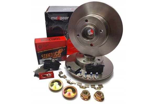 DISCS BEARING PADS REAR PEUGEOT 307 207 208