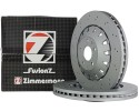 BRAKE DISC FRONT Zimmermann 100 3383 70 AUDI A3 RS3 1 PIECE Catalog number of the part 100 3383 70