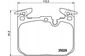 Brake pads Brembo OEM P 06 088X for BMW 1 F20 11 front Catalog number of the part P 06 088X