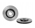 Brake disc Brembo VW Passat 2005 perforated ventilated