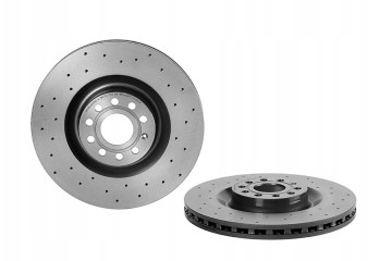 Brake disc Brembo VW Passat 2005 perforated ventilated