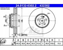 Brake disc ATE 24 0132 0302 2 Number of discs offered 1