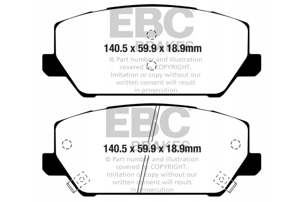 YELLOWSTUFF EBC Brakes Hyundai Portugal Kauai N Kona N i30 Part manufacturer EBC