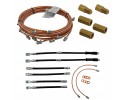 OPEL MERIVA A Brake hoses rigid copper Flexible rubber