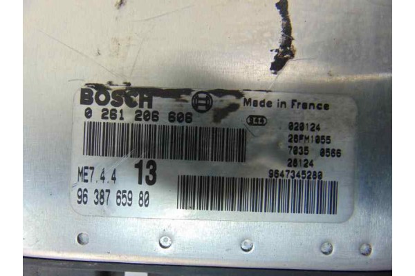 9638765980  CENTRALITA MOTOR UCE CITROEN XSARA FAMILIAR 1.6 16V Chrono 9638765980 186275 CITROEN - 3