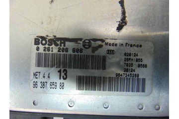 9638765980  CENTRALITA MOTOR UCE CITROEN XSARA FAMILIAR 1.6 16V Chrono 9638765980 186275 CITROEN - 3