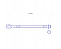 OPEL MERIVA A Brake hoses rigid copper Flexible rubber Product weight with unit packaging 3 kg
