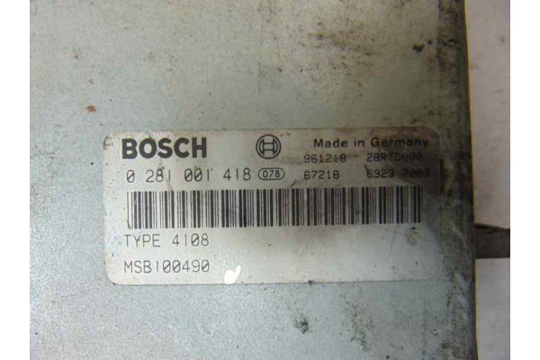 0281001418  CENTRALITA MOTOR UCE MG ROVER ROVER 400 (RT) 420 SDi (4-ptas.) 0281001418 186280 MG ROVER - 2