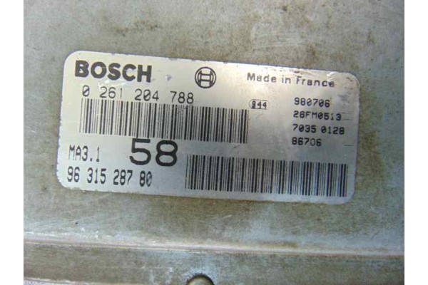 9631528780  CENTRALITA MOTOR UCE CITROEN SAXO 1.1 Image 9631528780 186282 CITROEN - 3