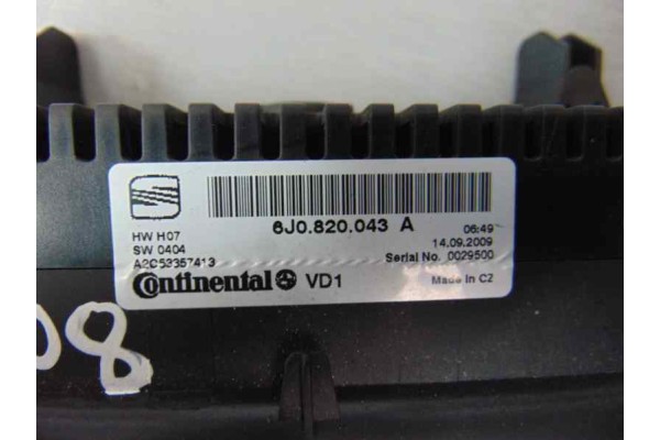 MANDO CLIMATIZADOR 6J0820043A - 6808