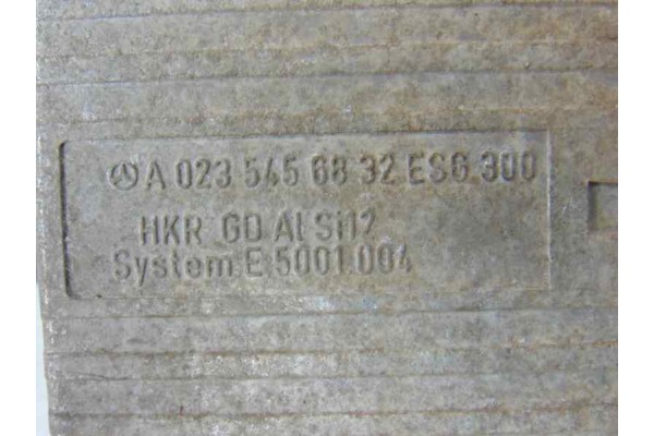 A0235456632 MODULO ELECTRONICO MERCEDES-BENZ CLASE A (BM 168)
