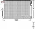 Condenser air conditioning DENSO DCN06019 Part manufacturer Denso