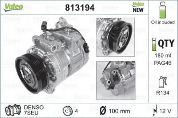 VALEO 813194 air conditioning compressor Catalog number of the part 813194