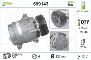 VALEO 699143 air conditioning compressor Part manufacturer Valeo