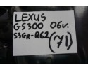 Bloque de Motor Lexus GS300 III S19 3.0 V6 3GR S3GR-R62 3.0 Gasolina