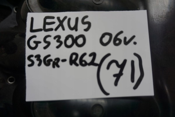 Bloque de Motor Lexus GS300 III S19 3.0 V6 3GR S3GR-R62 3.0 Gasolina