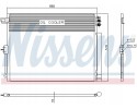Condenser air conditioning NISSENS 940411 Part manufacturer Nissens