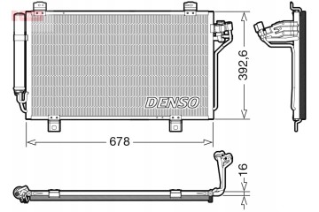 Condenser air conditioning DENSO DCN44015 Part manufacturer Denso