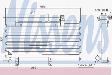 Nissens Air conditioning Cooler for Audi 100 2 0 OEM 94000 Part manufacturer Nissens