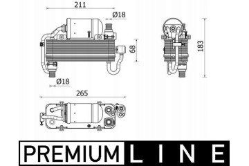 Condenser air conditioning MAHLE AC 960 000P Part manufacturer Mahle
