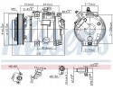 COMPRESSOR AIR CONDITIONING COMPRESSOR 890882 NISSENS Product weight with unit packaging 11 kg