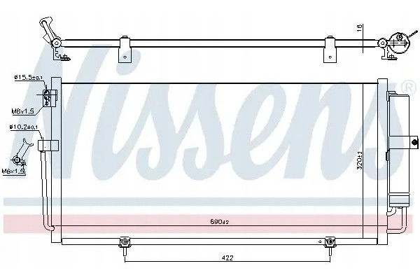 CONDENSER AIR CONDITIONING COOLER WITH DEHUMIDIFIER Car type passenger cars