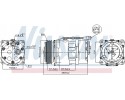 Compressor air conditioning NISSENS 89055 Part manufacturer Nissens